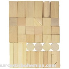 EverEarth Natural Wood Blocks 80 Pieces B007B28CKA